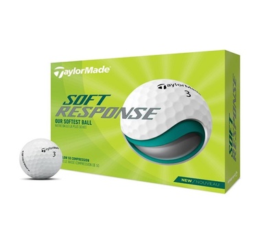 TimeForGolf - TaylorMade balls Soft Response 3-plášťový 3ks bílé 22