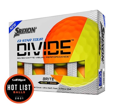 TimeForGolf - Srixon ball Q-STAR tour divide 21 3-plášťový 3ks žluto oranžová