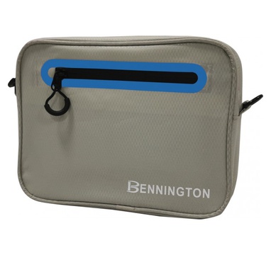 TimeForGolf - Bennington Pouch bag Light Grey / Cobalt