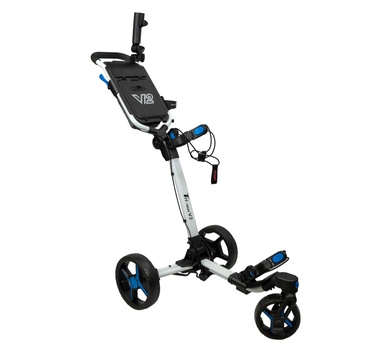 TimeForGolf - AXGLO Tri-360 V2 ruční tříkolový golfový vozík White / Blue