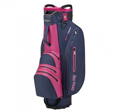 TimeForGolf - Bennington Cart bag GRID ORGA - Waterproof, Navy / Purple / Pink