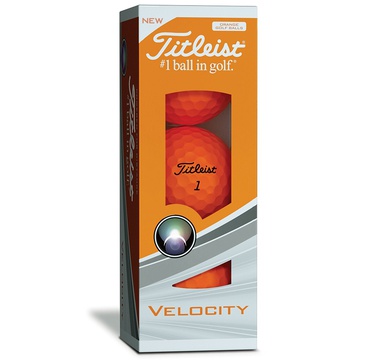 TimeForGolf - Titleist ball Velocity Orange (oranžový) 2018 3ks