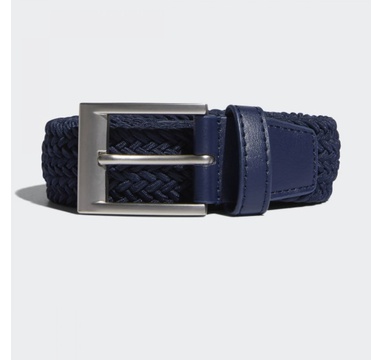TimeForGolf - Adidas pásek Braided Stretch tmavě modrý S/M