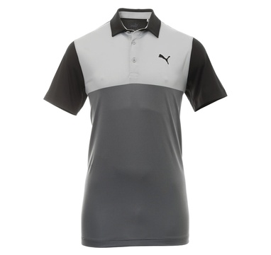 TimeForGolf - Puma pánské polo Color Block šedá černá