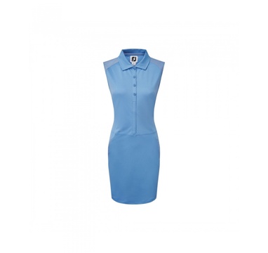TimeForGolf - FootJoy W šaty Sleeve Pique Dress - modré