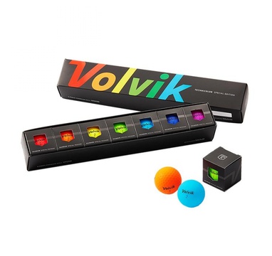 TimeForGolf - VOLVIK ball Vivid Rainbow Pack 7 balls