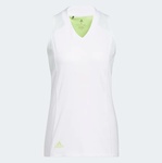 Time For Golf - Adidas W polo HEAT.RDY SLEEVELESS bílé S
