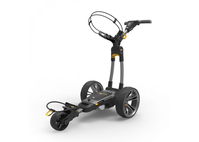 TimeForGolf - PowaKaddy vozík CT6 Ultra Compact EBS Gun Metal 36 Hole Lithium XL baterie