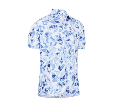 TimeForGolf - Callaway polo Tie-Dye Leaf Print modro bílé L