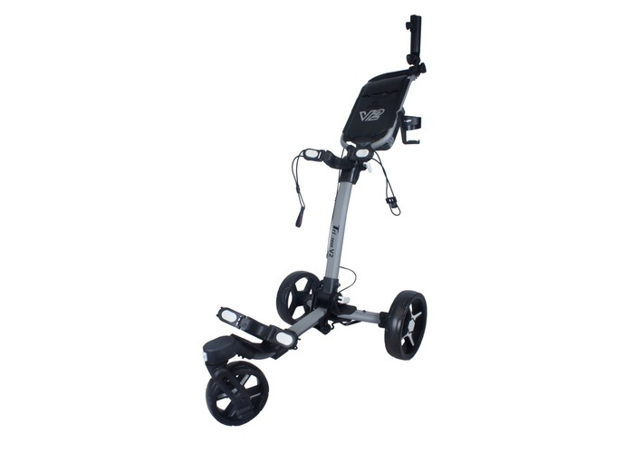 TimeForGolf - AXGLO Tri-360 V2 ruční tříkolový golfový vozík Grey / Grey