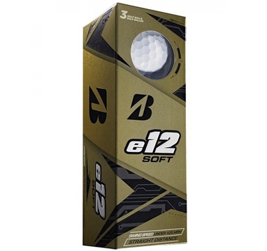 TimeForGolf - Bridgestone balls e12 Soft White (bílé) 3-plášťové 3ks
