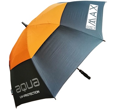 TimeForGolf - Big MAX deštník Aqua UV tmavě šedo oranžový