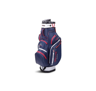 TimeForGolf - Big MAX cart bag dri lite silencio 2 organizer modro červený