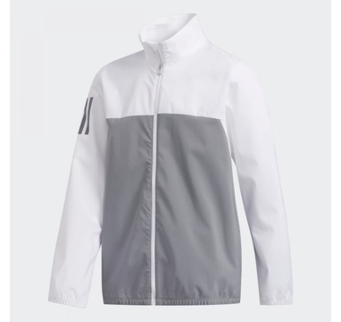 TimeForGolf - Adidas Jr bunda Provisional Rain - bílo šedá 164