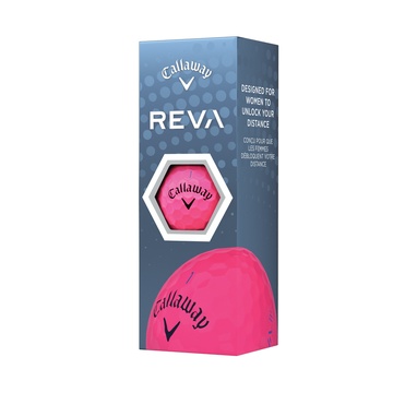 TimeForGolf - Callaway dámské golfové míčky REVA 23 2-plášťové 3ks růžové
