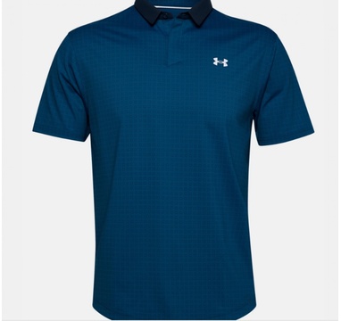 TimeForGolf - Under Armour polo Iso Chill Grid modré