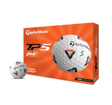 TimeForGolf - TaylorMade balls TP5 21 Pix 2.0 5-plášťový 12ks bílé