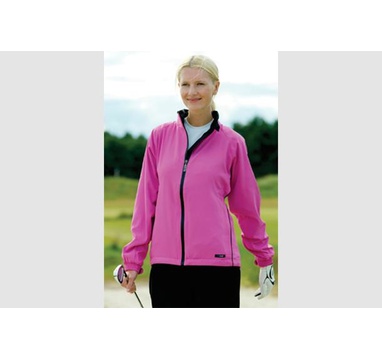 TimeForGolf - Proquip Liberty jacket, dámský, dlouhý rukáv barva/velikost černá s růžovým límcem/S