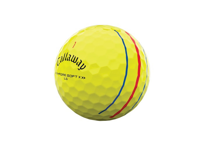 TimeForGolf - Callaway balls Chrome Soft TRIPLE TRACK X LS 22 4-plášťové 3ks žluté
