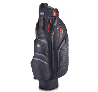 TimeForGolf - Bennington Cart Bag Sport QO 9 Lite Waterproof Black/red
