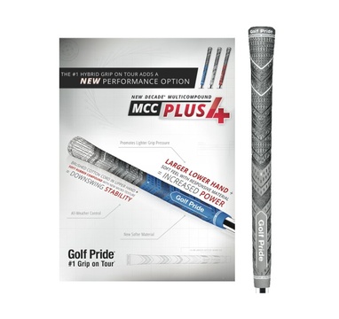 TimeForGolf - Golf Pride MCC Plus4 grip- Jumbo - Tmavě šedá/Šedá