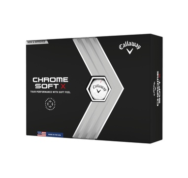 TimeForGolf - Callaway balls Chrome Soft X 22 4-plášťové 12ks