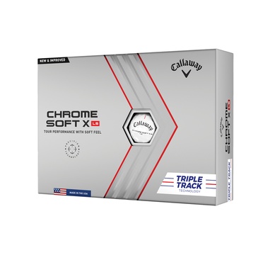 TimeForGolf - Callaway balls Chrome Soft TRIPLE TRACK X LS 22 4-plášťové 12ks