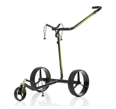 TimeForGolf - JuCad vozík elektrický Carbon Travel 2.0 black-green (černo-zelený)