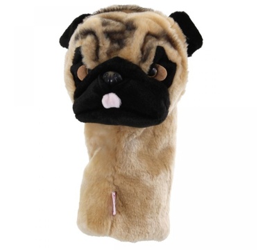 TimeForGolf - Daphnes headcover driver zvíře - Pug - pes Mops