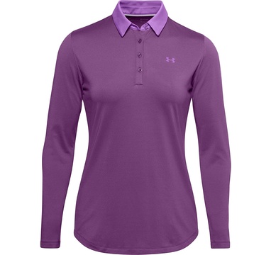 TimeForGolf - Under Armour W polo Zinger Long Sleeve fialové