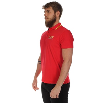 TimeForGolf - Emporio Armani EA7 polo Natural Ventus červené S