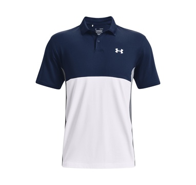 TimeForGolf - Under Armour polo tričko Performance Blocket bílo modré XL