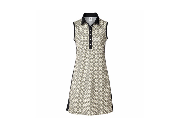 TimeForGolf - Daily Sports Golfové Šaty bez rukávů ORION, Black/Yellow