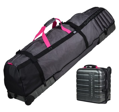 TimeForGolf - Sun Mountain Travel cover KUBE T CVR GRAPHITE-PINK