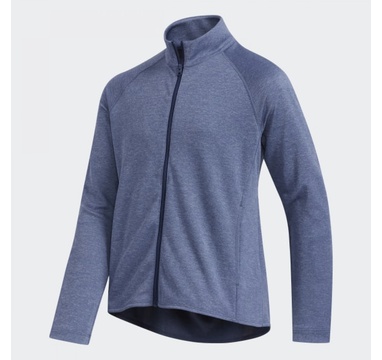 TimeForGolf - Adidas Jr bunda Heathered Full Zip tmavě modrá 128