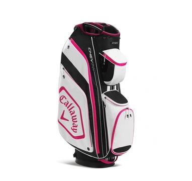 TimeForGolf - Callaway bag cart Chev 14+ bílo černo růžový