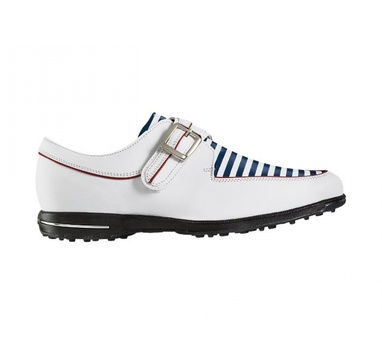 TimeForGolf - FootJoy W boty Tailored bílo modro červené Eu39
