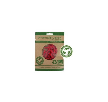 TimeForGolf - Eco Pack Wood Graduated Tees, 20ks - 31mm - červené