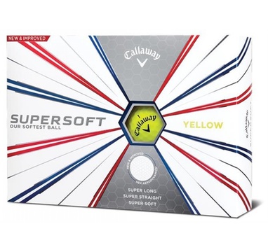 TimeForGolf - Callaway balls Supersoft 19 Yellow (žlutý) 2-plášťový 3ks
