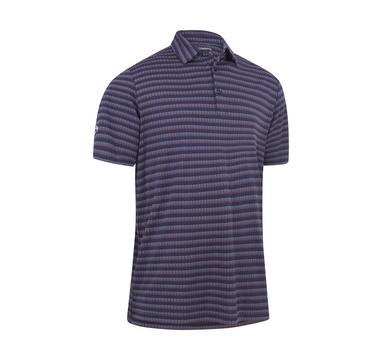 TimeForGolf - Callaway polo YD ventilated jacquard stripe polo tmavě modré M