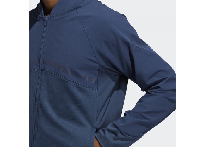 TimeForGolf - Adidas bunda Hybrid Full Zip tmavě modrá