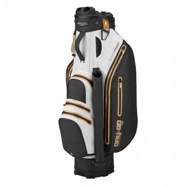 TimeForGolf - Bennington Cart Bag Dry QO 9 Waterproof Black / White / Gold