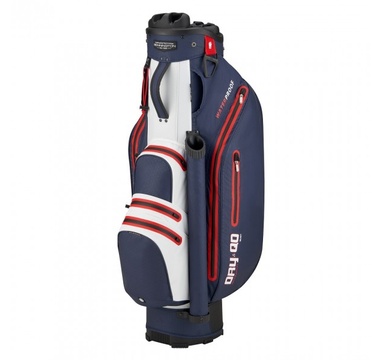 TimeForGolf - Bennington Cart Bag Dry QO 9 Waterproof Navy / White / Red