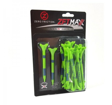 TimeForGolf - Zero Friction golfové tee MAXX, 4 hroty, 2-3/4", balení 24ks, Green/Blue