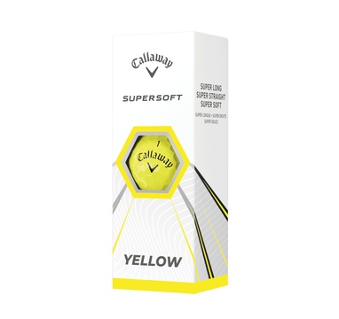 TimeForGolf - Callaway balls Supersoft 21 Yellow (žluté) 2-plášťové 3ks