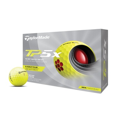 TimeForGolf - TaylorMade balls TP5x 21 5-plášťový 3ks žluté