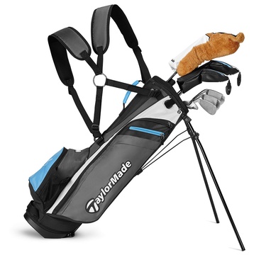 TimeForGolf - TaylorMade dětský set Rory 8+ 132cm - 155cm chlapecký modrý