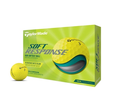 TimeForGolf - TaylorMade golfové míče Soft Response 3-plášťový 12ks žlutá