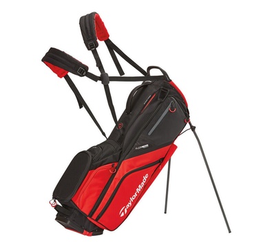 TimeForGolf - TaylorMade bag stand FlexTech Crossover 22 STEALTH černo červený