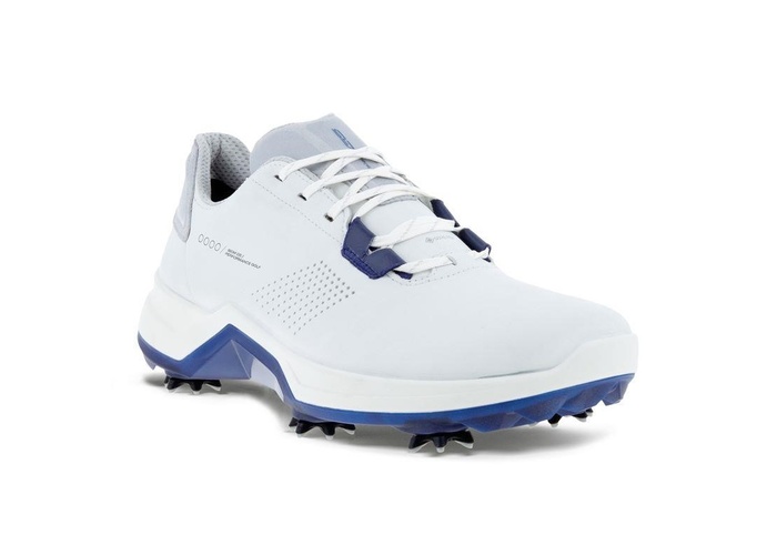 TimeForGolf - Ecco pánské golfové boty Biom G5 bílá modrá Eu45